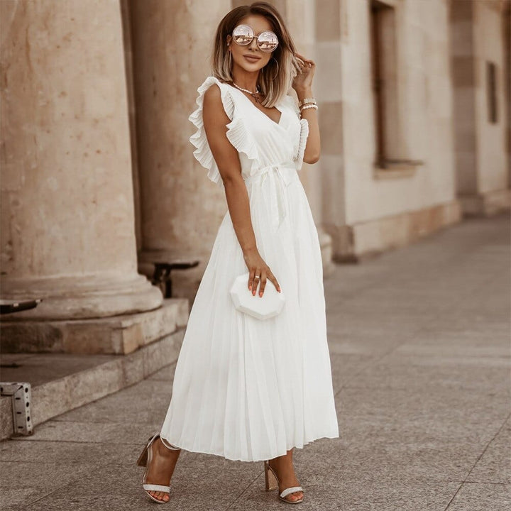 Robe maxi à volants élégants pour femmes – Soraya