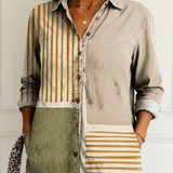 Malou | Blouse contrastée