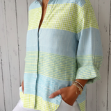 Filippa | Blouse à carreaux pastel