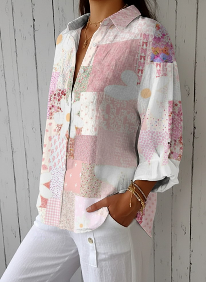 Fanny | Chemisier patchwork